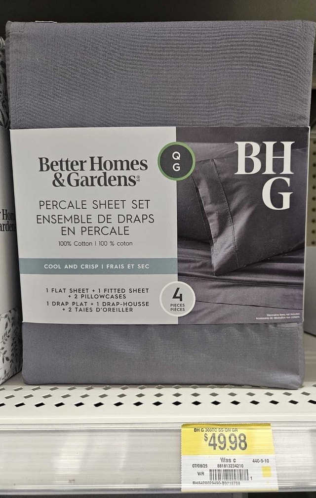 Brand new grey bedsheet set 100% cotton