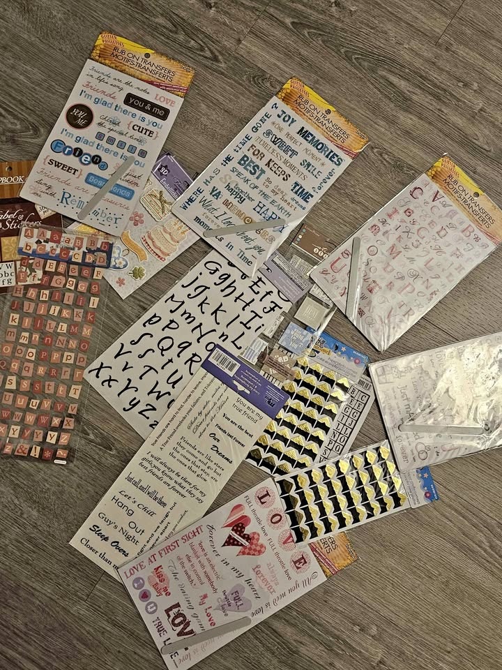 Random craft stickers