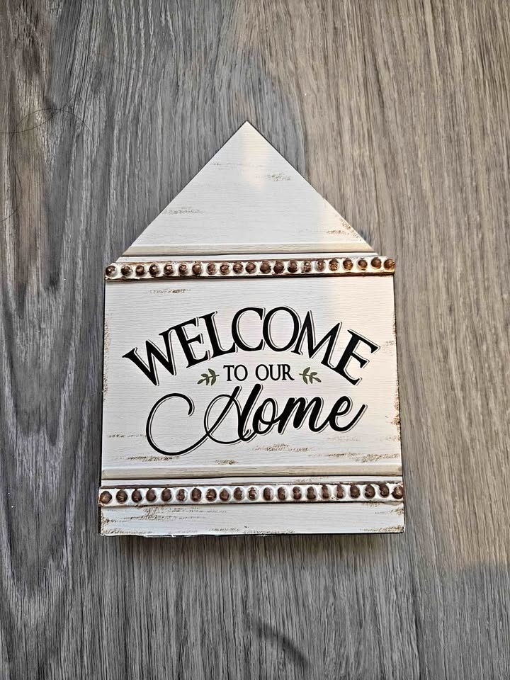 Welcome to our home signs new