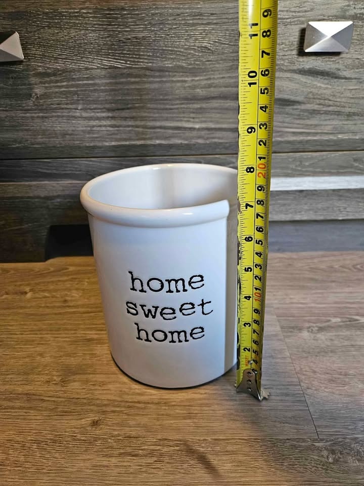 Home sweet home utensil holder brand new