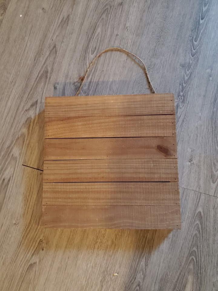 Brand new wooden plaque 12x12 inches