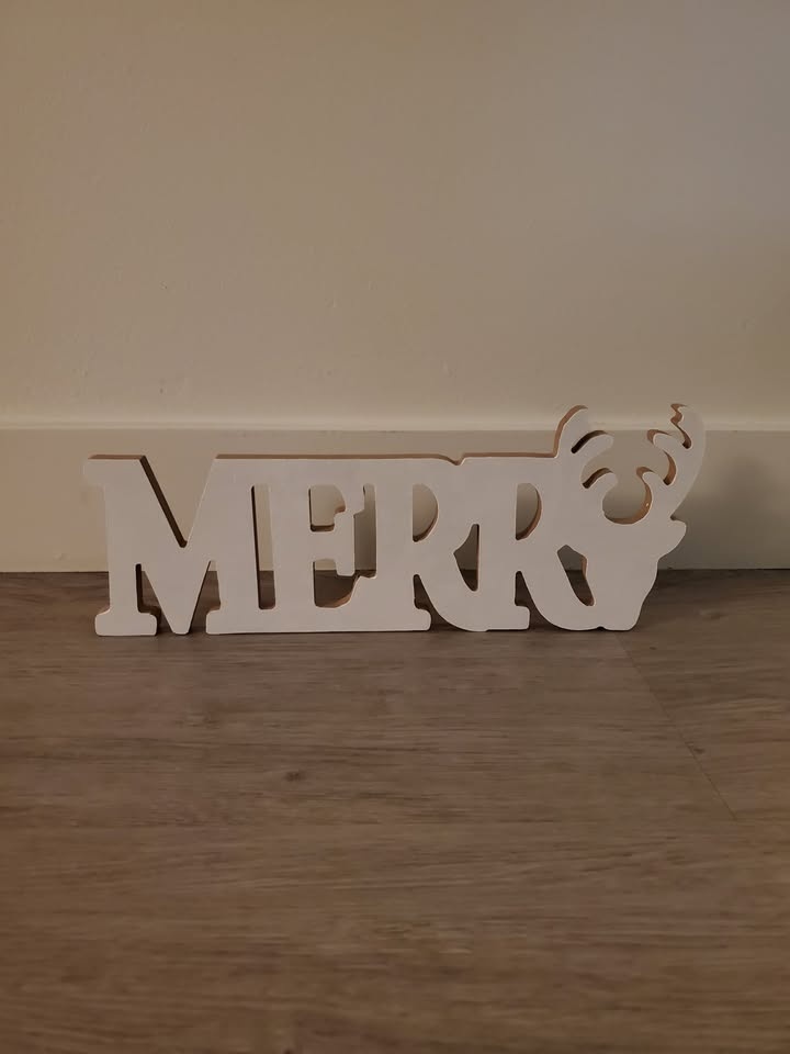 Free standing merry christmas sign brand new