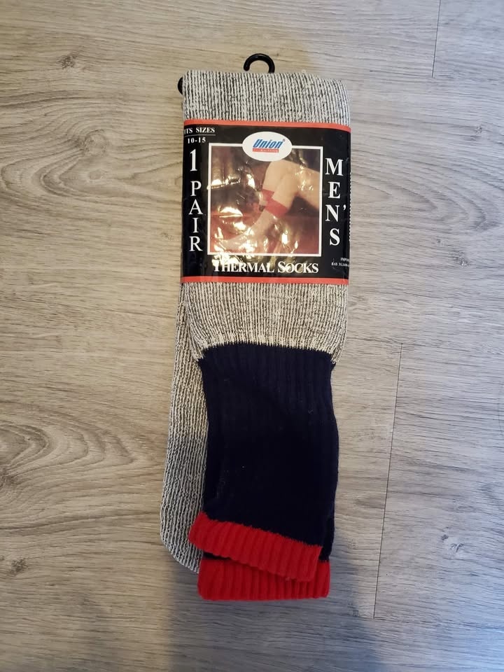 1 pair mens thermal socks