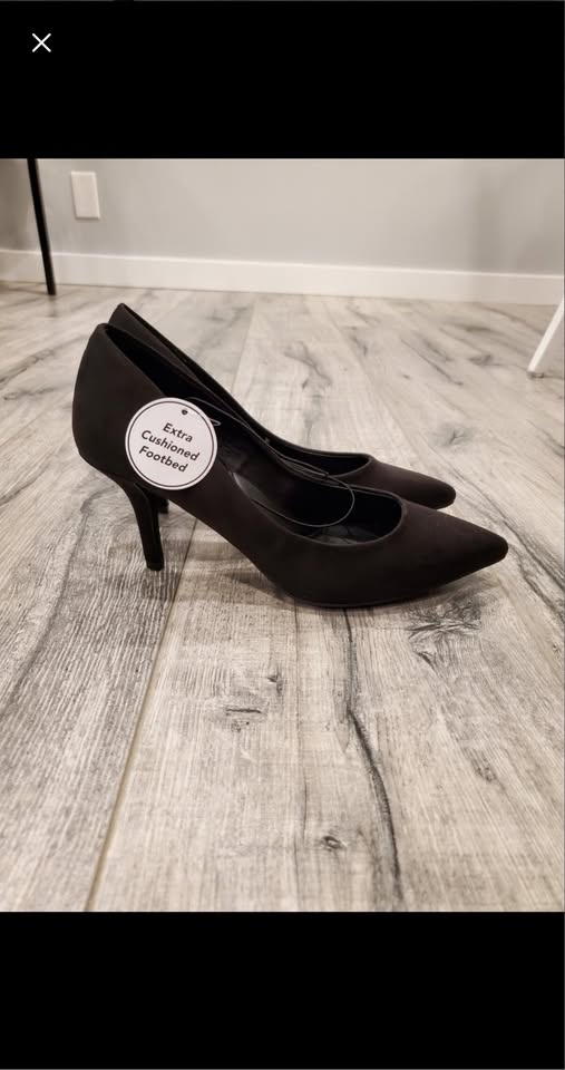Brand new size 8 black pencil heels