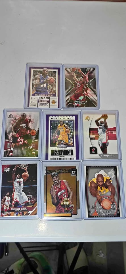 Shaquille O'Neal NBA card lot Upper Deck Panini