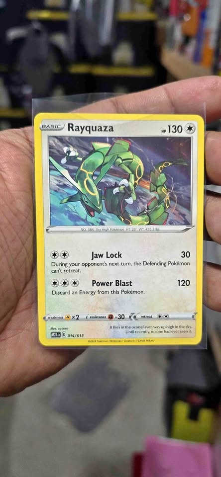 2025 Mcdonald’s Happy Meal Pokémon Rayquaza 014/015