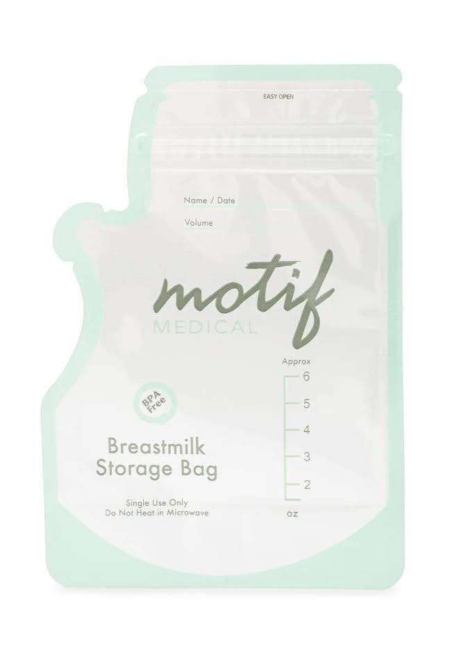 Motif Medical Milk Storage Bags, 8oz, BPA Free, 100 Count - photo 3