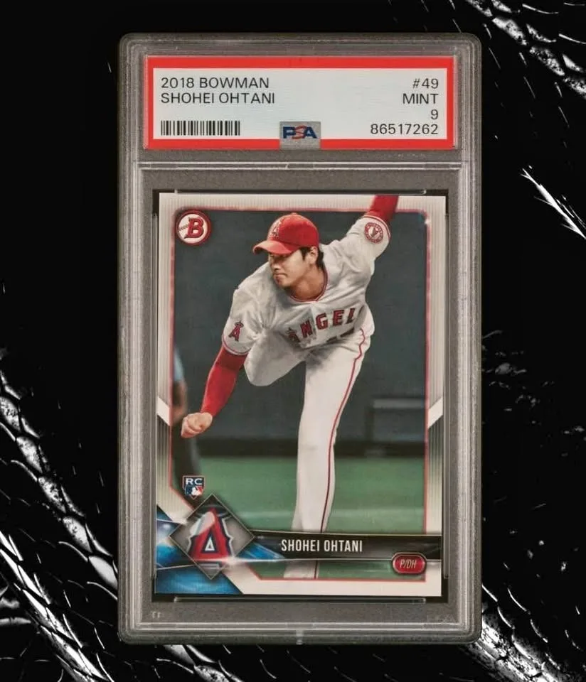 Shohei Ohtani Bowman RC PSA9