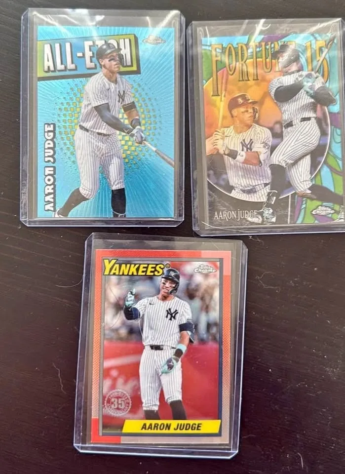 Aaron Judge MVP Topps Chrome Inserts