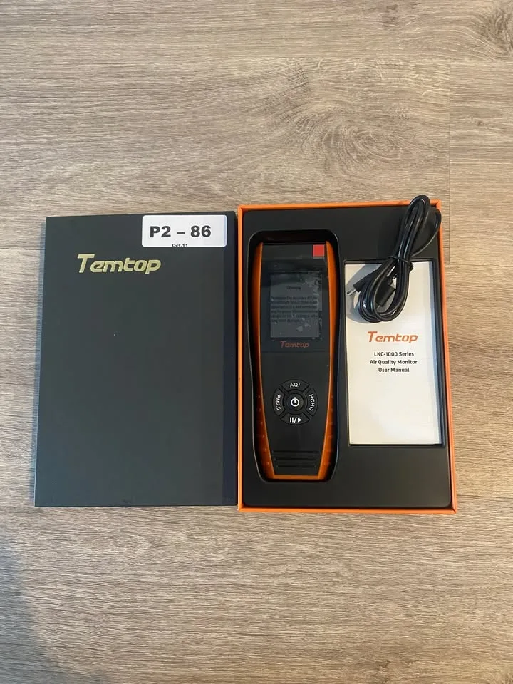 Temtop LKC-1000S+2 Air Quality Monitor (Open Box) image indicator(2)