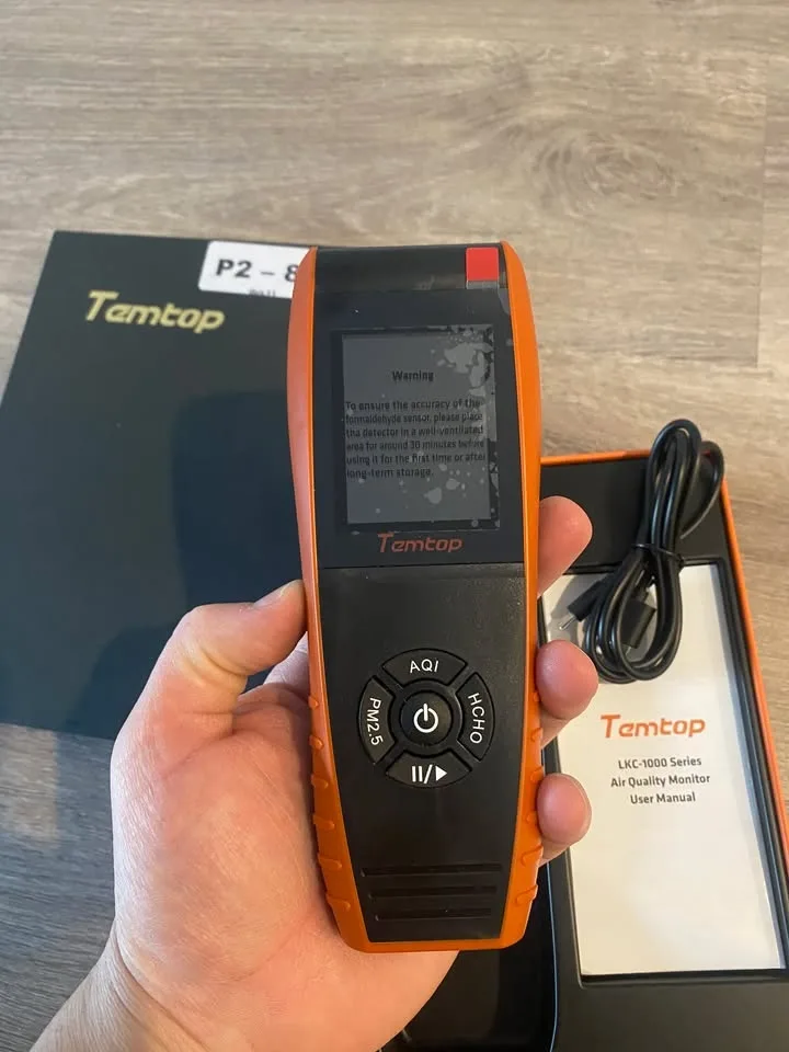 Temtop LKC-1000S+2 Air Quality Monitor (Open Box) image indicator(3)