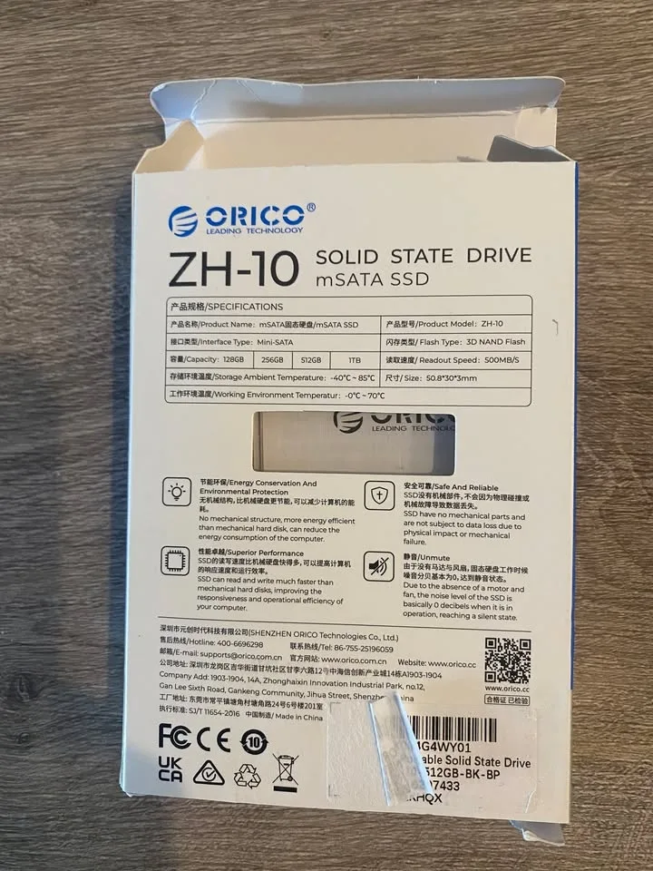 ORICO 512GB M.2 2242 SATA SSD image indicator(3)