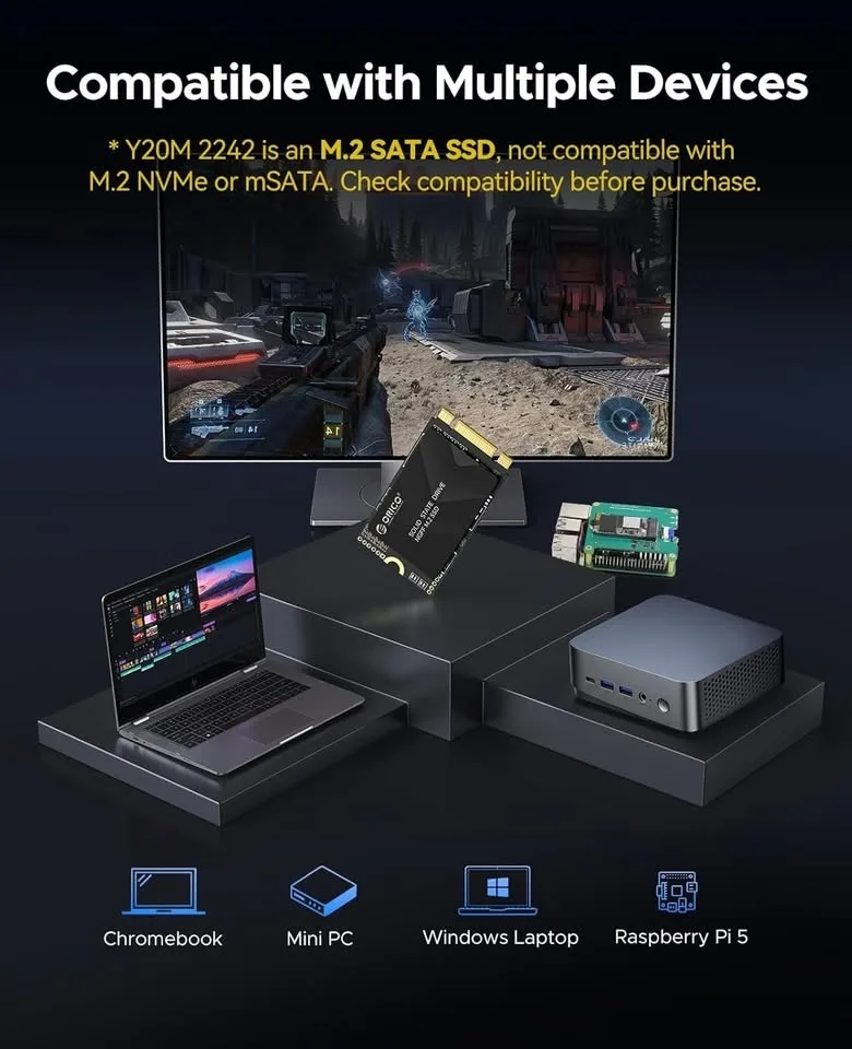 ORICO 512GB M.2 2242 SATA SSD image indicator(6)