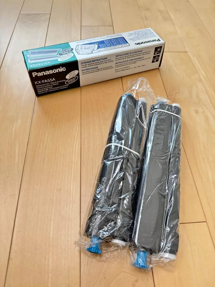 BRAND NEW Panasonic KX-FA55A 2 Rolls of Fax Paper thumbnail