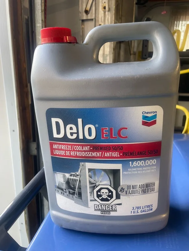 Chevron Delo ELC Antifreeze/Coolant - Premixed 50/50