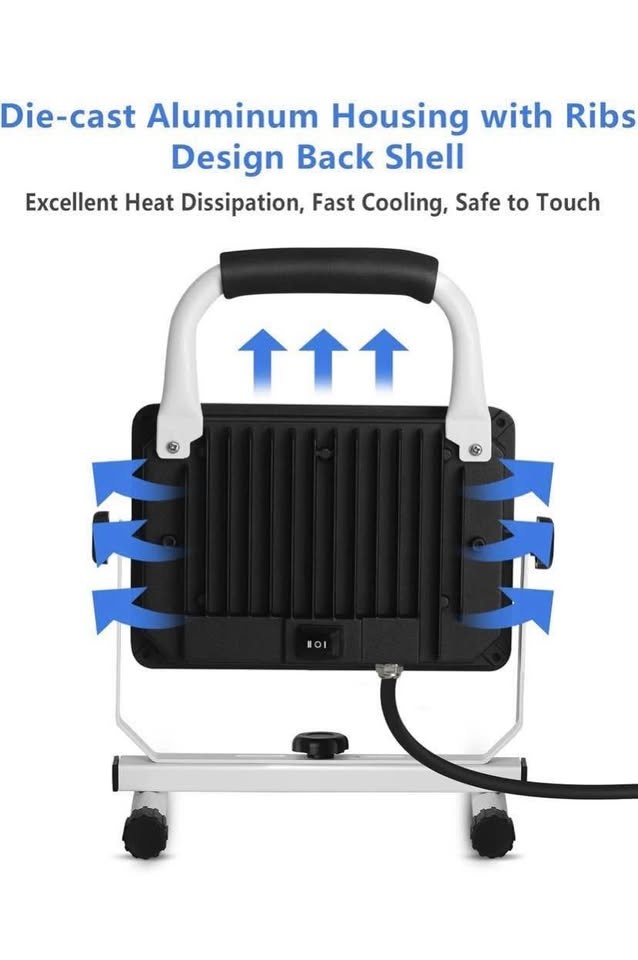 UFOND 6000 Lumen LED Work Light with Stand - photo 2