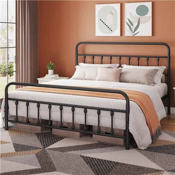 Full/Double Farmhouse Style Metal Platform Bed - BRAND NEW - photo 2