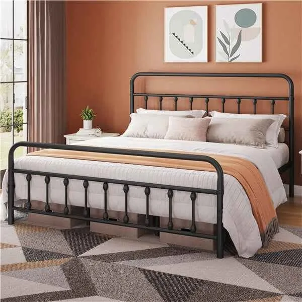 Full/Double Farmhouse Style Metal Platform Bed - BRAND NEW image indicator(2)