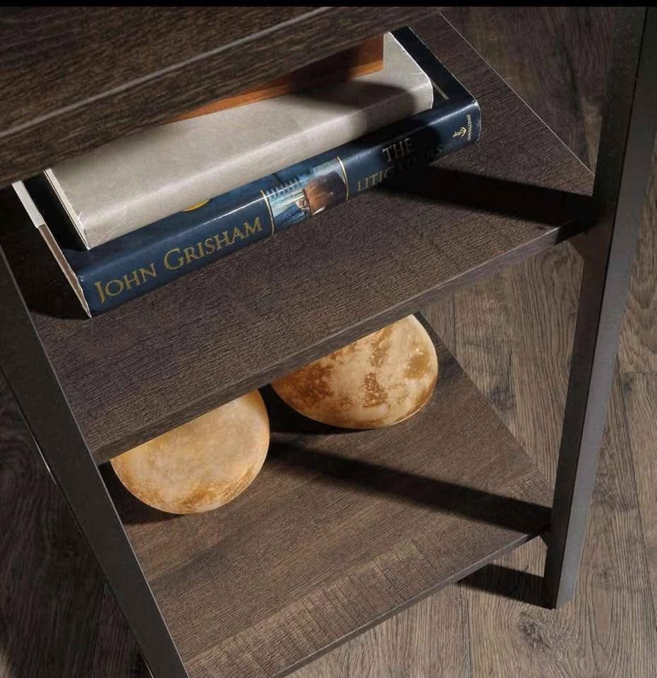 Sauder Computer Desk, Smoked Oak - BRAND NEW - photo 3