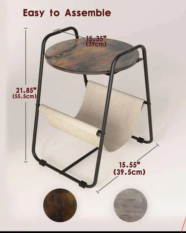 BRAND NEW- Rustic Brown End Table/ Night Table/ Coffee Table image indicator(2)