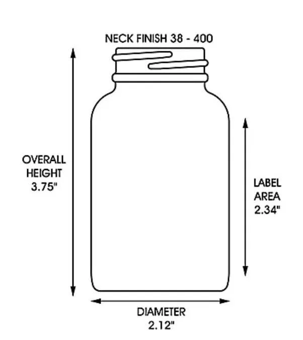 Amber Glass Jars - 4 oz (Set of 14) image indicator(6)