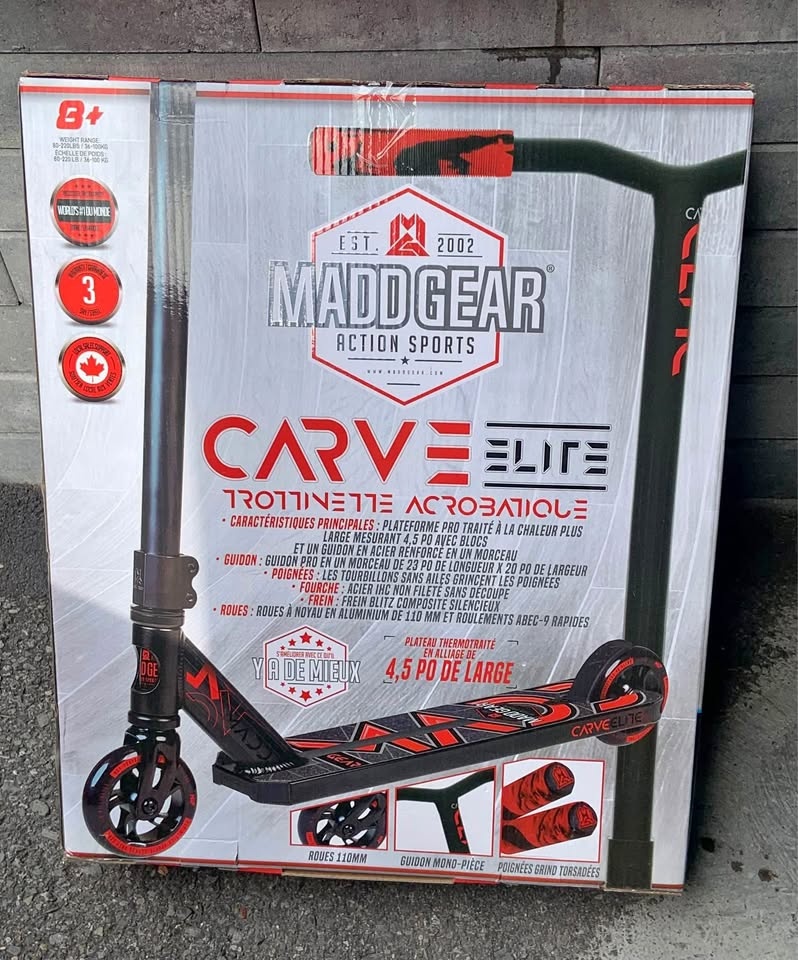 Brand New Carve Elite Pro Stunt Scooter