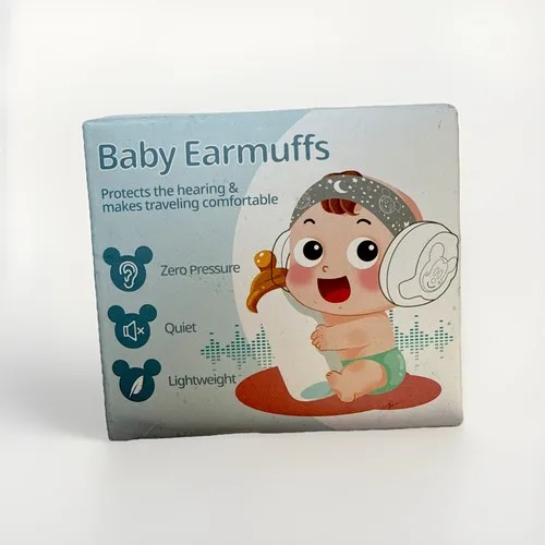 Baby Earmuffs Hearing Protection Adjustable Infant Noise Cancell