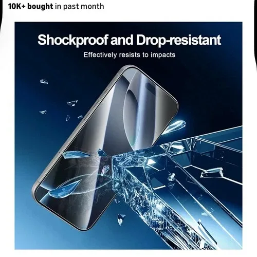 NEW’C iPhone 16 Pro Max Screen Protector 3-Pack image indicator(6)