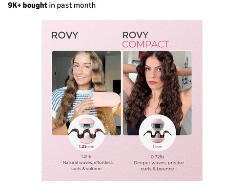 TYMO ROVY 1” Hair Waver Pink - photo 5
