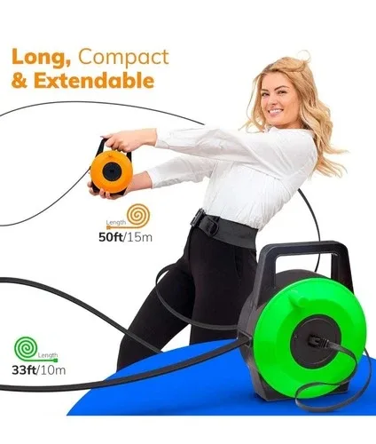 ExtngO Retractable Ethernet Cable 15m Flat Cat5e (Open Box)