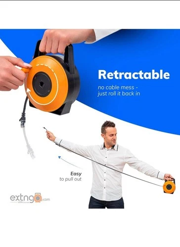 ExtngO Retractable Ethernet Cable 15m Flat Cat5e (Open Box) - photo 2