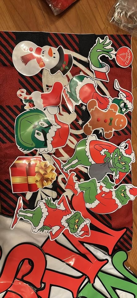 Grinch Christmas magnets for car, fridge - photo 2