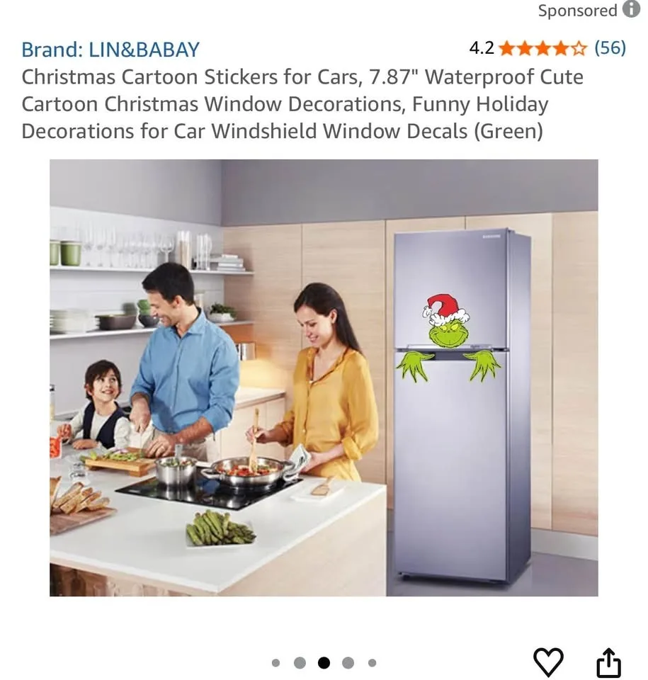 Christmas Cartoon Stickers for Cars image indicator(4)