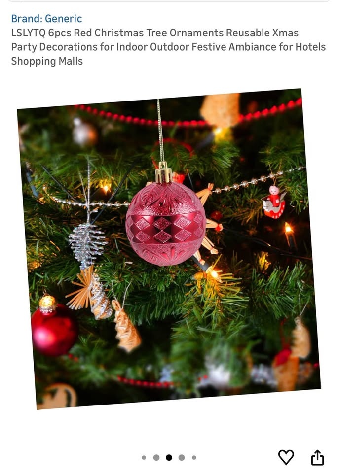 6pcs Christmas ornaments - photo 2