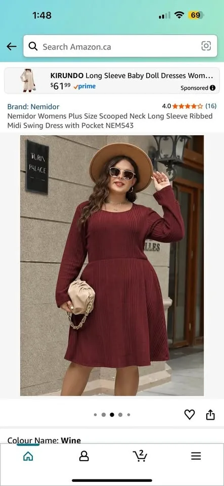 Christmas plus size dress