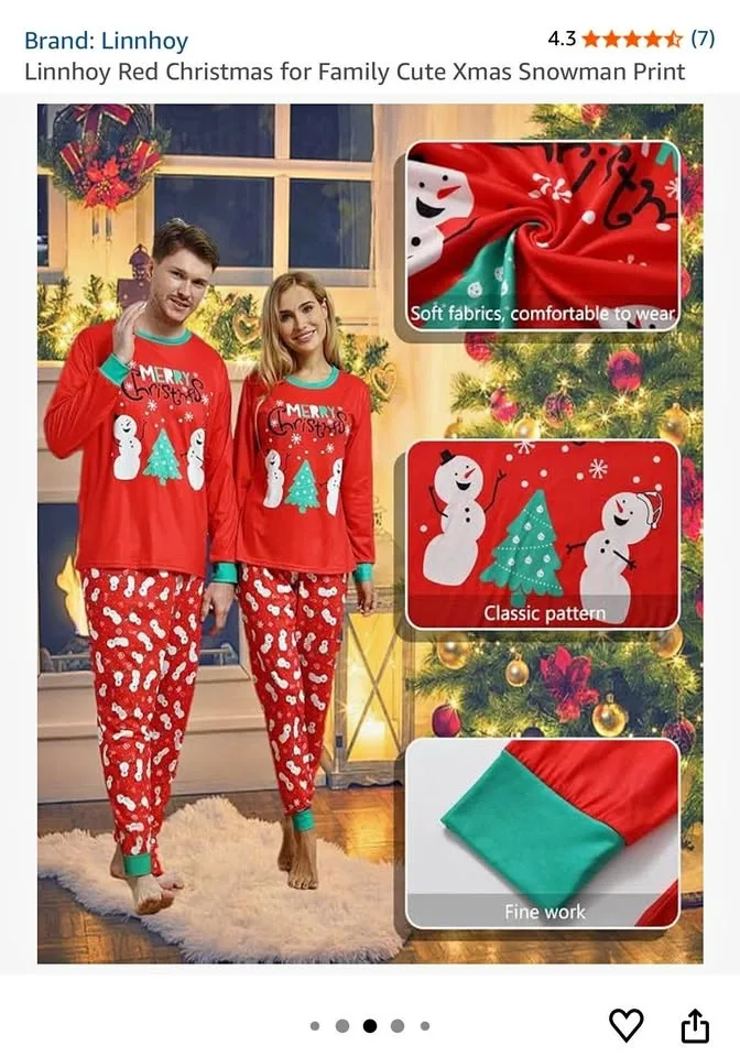Christmas set for Women/ Men- XL