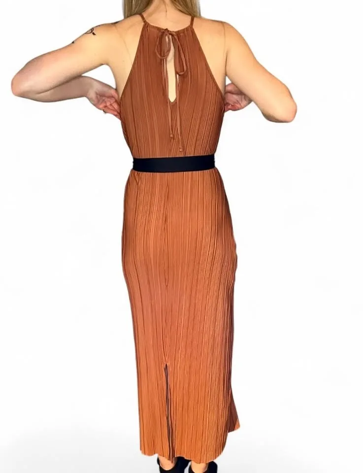 Burnt Orange Midi Dress image indicator(3)