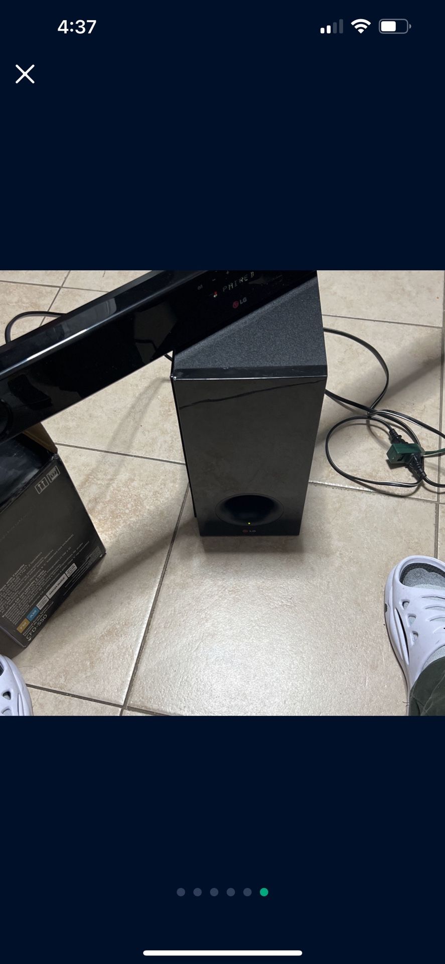 LG barra De Sonido Buen Sonido