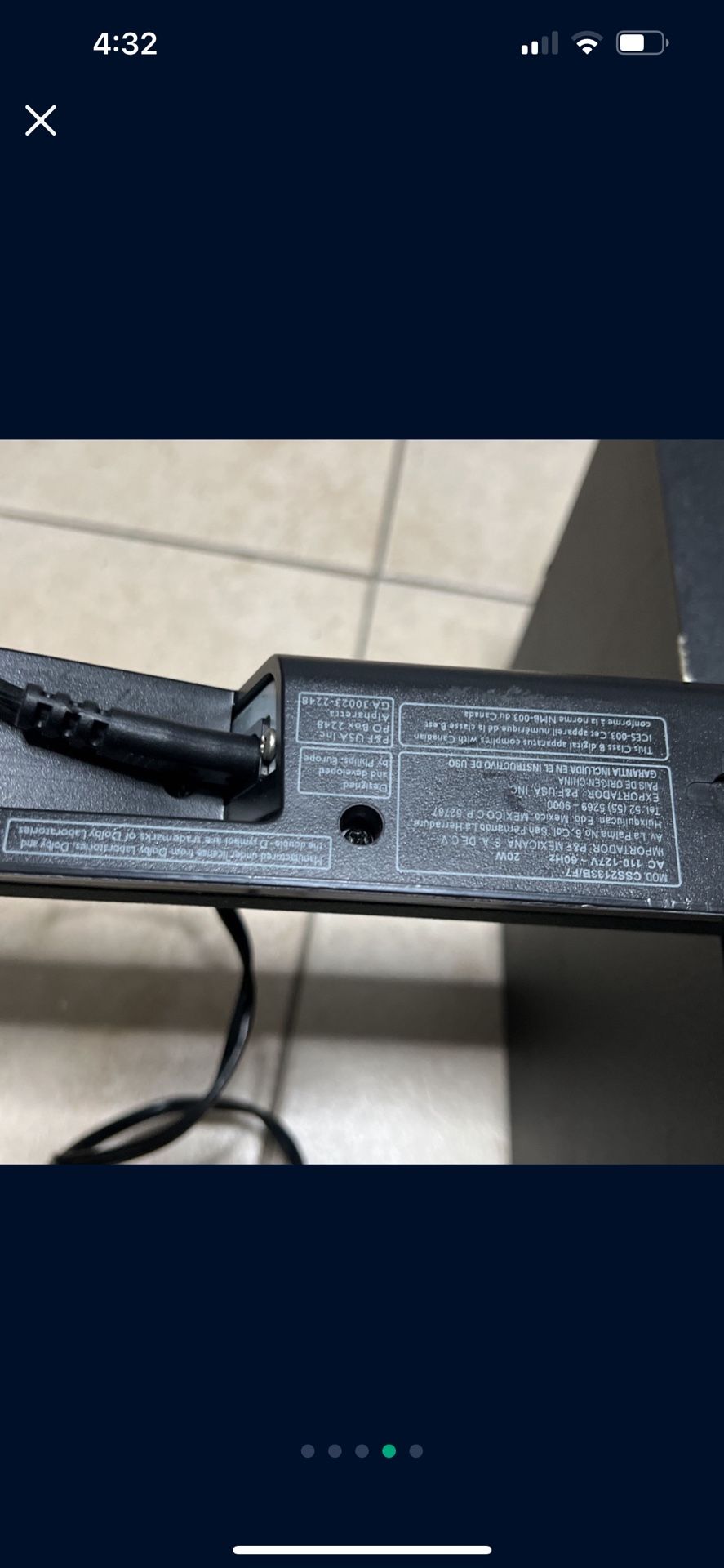 Philips Soundbar - photo 5