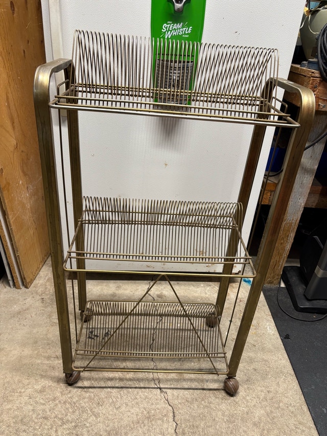 Record Holder Cart 36”/20”