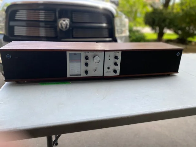 Vintage Sony fm am solid state stereo adaptor 8F-88w