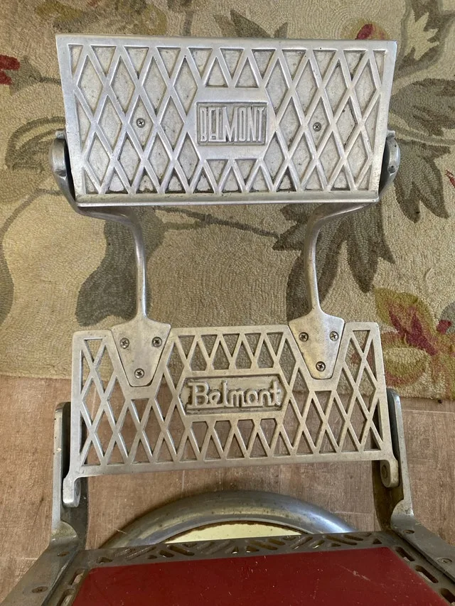 Belmont Vintage barber chair all original image indicator(3)