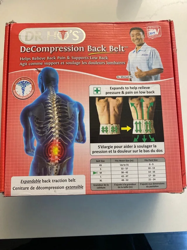DR-HO’S decompression back belt.
