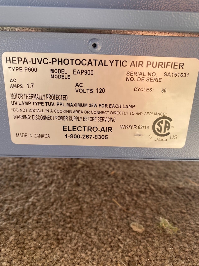 Five seasons hepa-uvc photocatalytic air purifier - photo 3