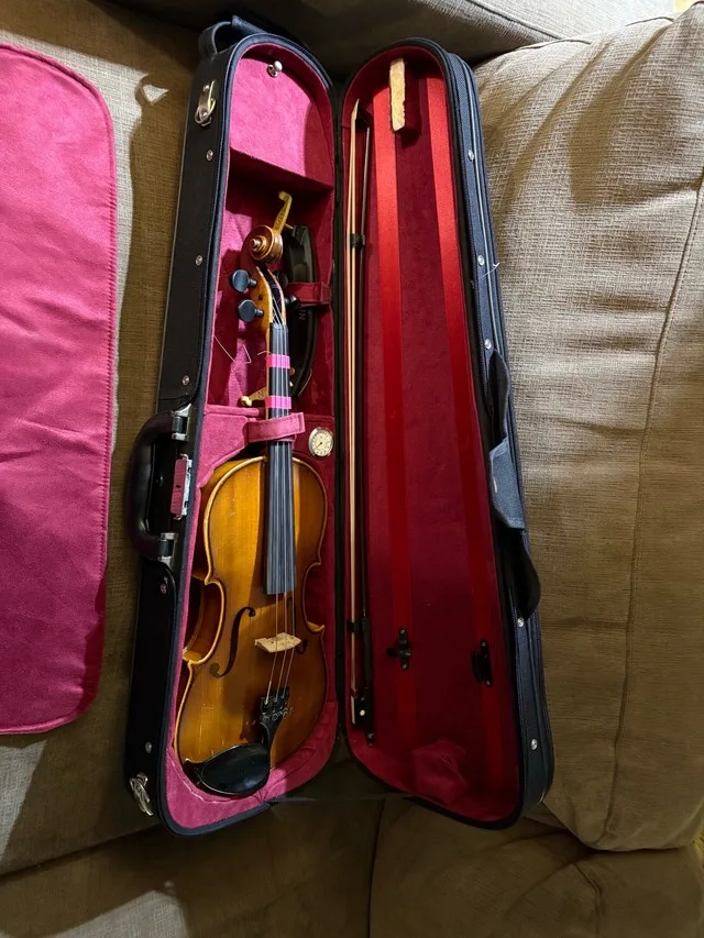 Violin with case made in hungry