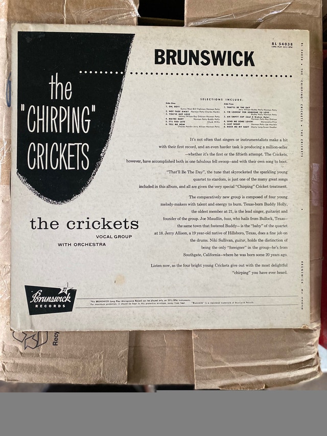 The chirping, crickets Brunswick records - photo 2