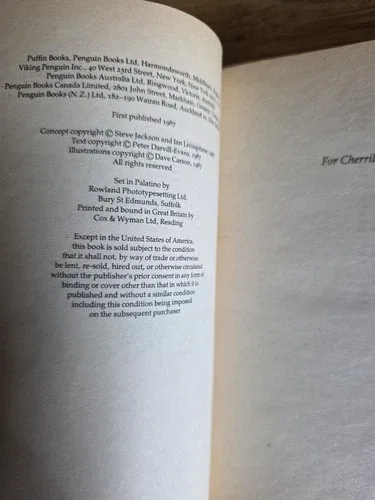 Fighting Fantasy #25 Beneath Nightmare Castle image indicator(3)