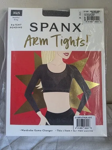 Spanx Arm Tights Size XS / S Heather Grey NEW