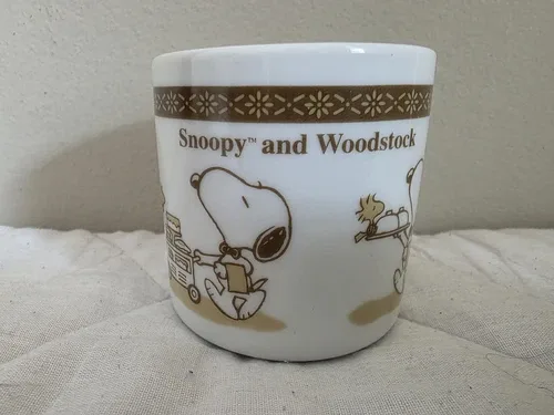 Snoopy And Friends Peanuts Charlie Brown Glass Cups Set Of 4 image indicator(4)