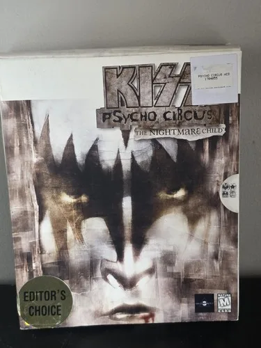 KISS Psycho Circus PC Game 2000 Big Box Complete